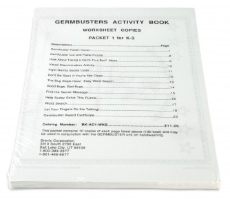 Germbusters Worksheet Pages