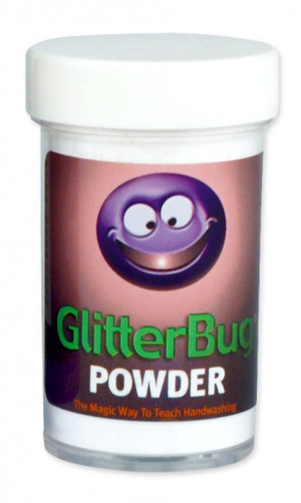 GlitterBug® Powder 2oz bottle.