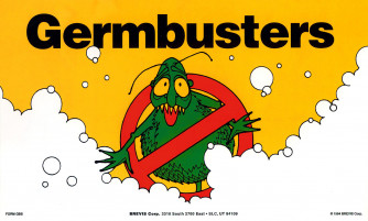 Germbusters Stickers, Classic Design