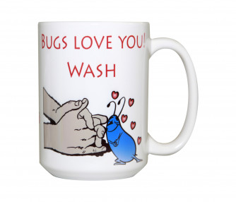 Bugs Love You Mug, 15oz