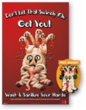 P170.PL Swinely Flu Poster, Laminated 