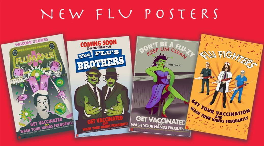 Flu educational posters