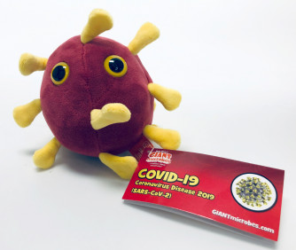 GIANT MICROBES-EBOLA PETRI DISH-Stuffed Plush Virus Infectious Disease Biology