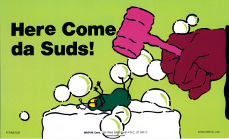 Club a Bug / Here Come Da Suds! Card