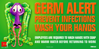 Germ Alert Sticker