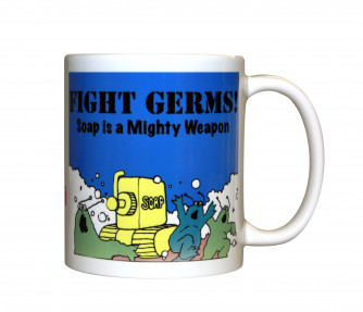 Fight Germs Mug, 11oz