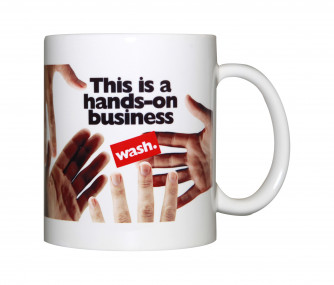 Hands On Business Mug, 11oz