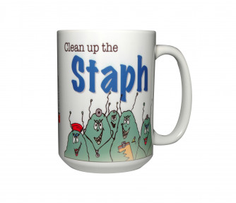 Clean Up The Staph #2 Mug, 15oz