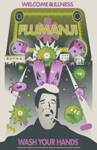 Flumanji Flu Poster