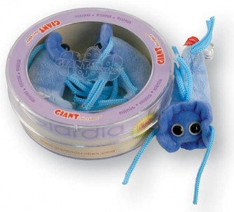 Giardia lamblia Mini Microbes Set of 3 Plush Minis.