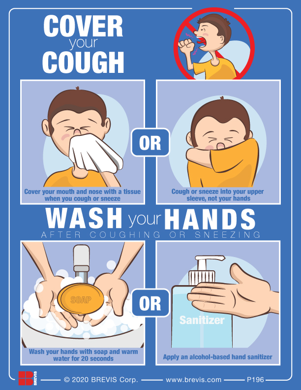 Cover Your Cough Poster Brevis