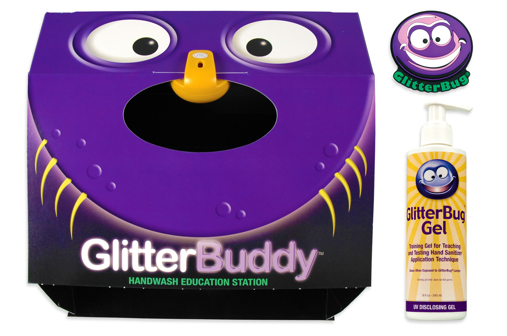 GlitterBuddy Viewing Box with Lamp and GlitterBug Gel Brevis