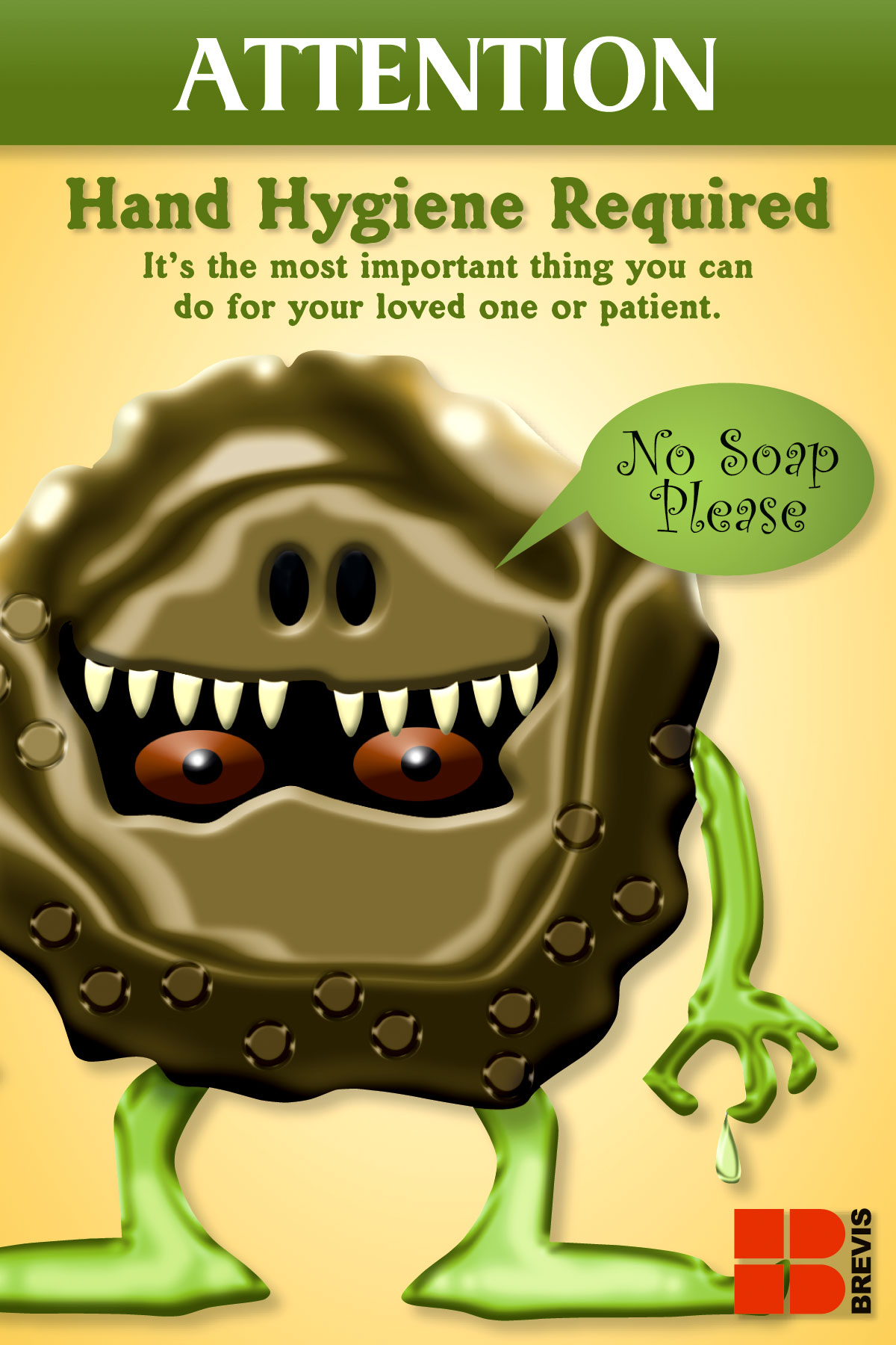 Hand Hygiene Required 4 100pk Brevis