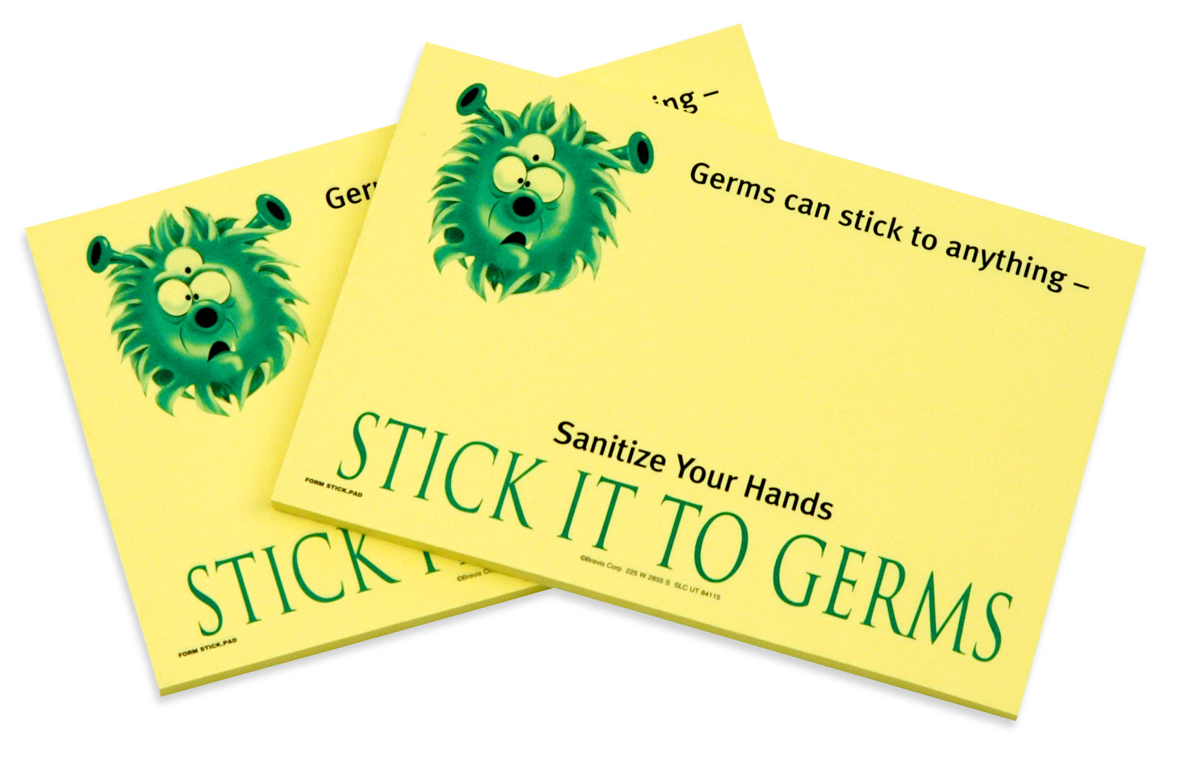 Stick It To Germs PostIts Pad Brevis